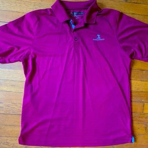 Pebble Beach Maroon Golf Polo Size Large